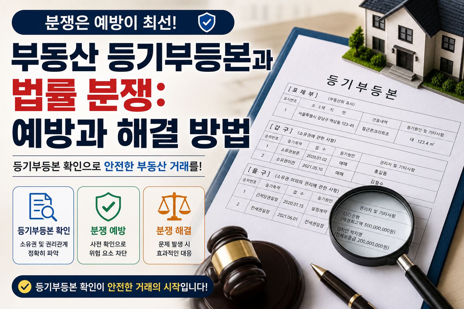 등기부등본과 법률 분쟁