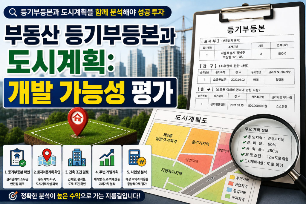 부동산 등기부등본과 도시계획