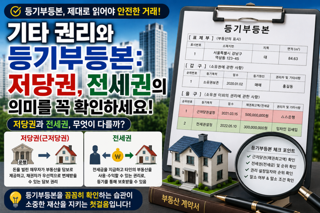저당권과 전세권