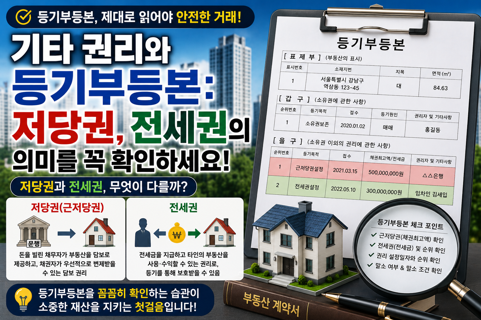 저당권과 전세권