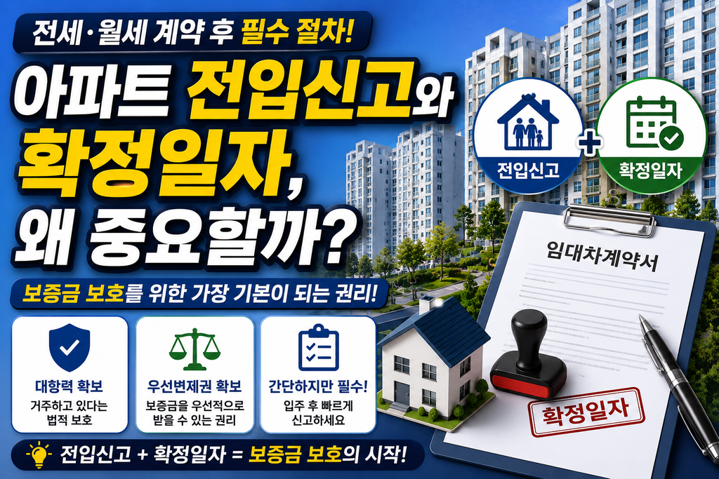 아파트 전입신고와 확정일자